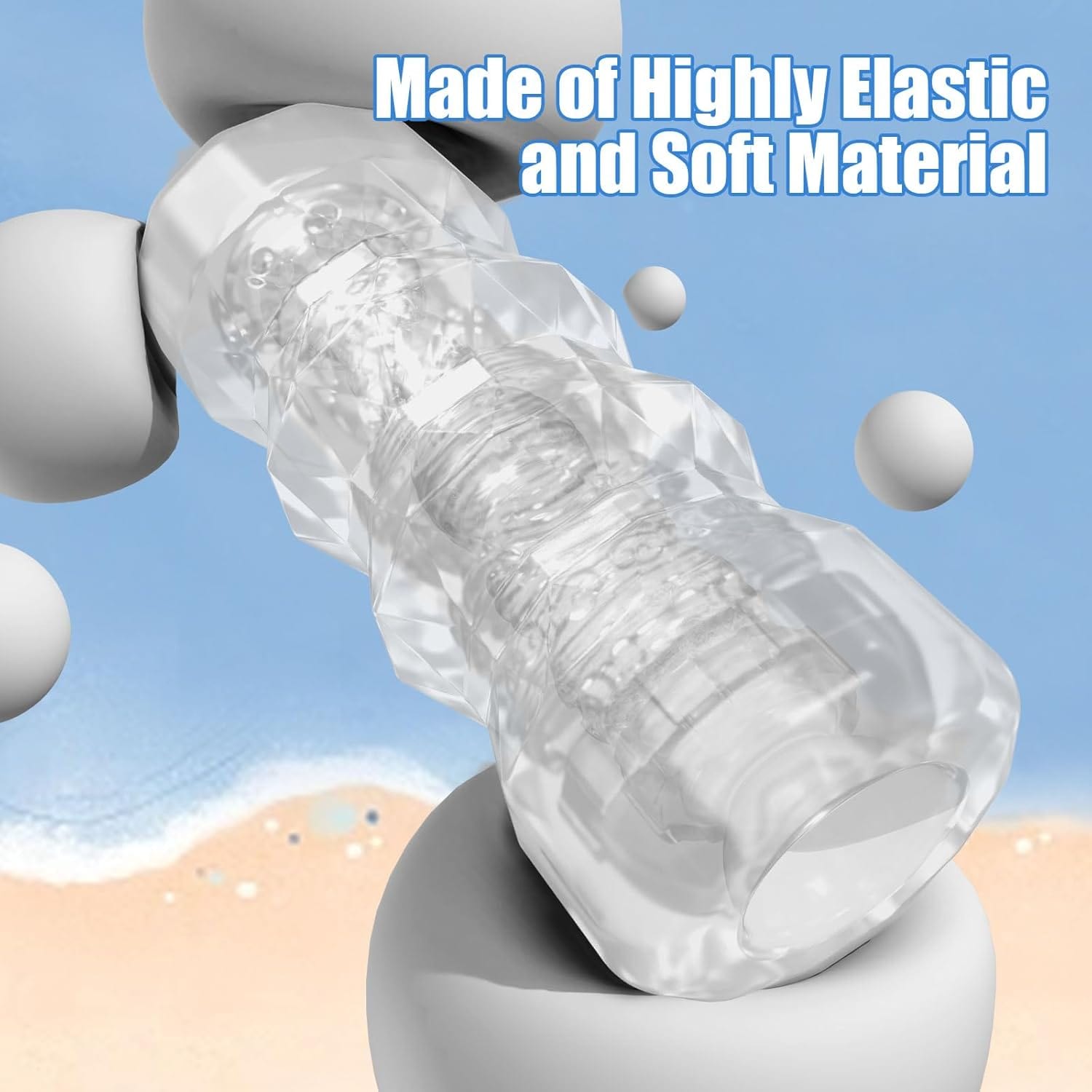 Manual Male Masturbation Realistic 3D Textured Stroker 5 Colors - My Store