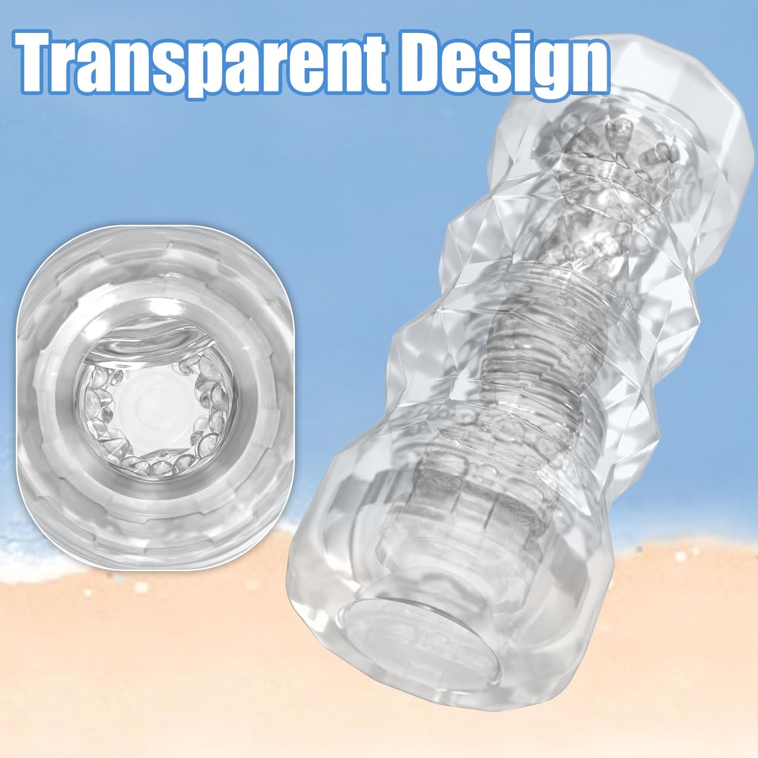 Manual Male Masturbation Realistic 3D Textured Stroker 5 Colors - My Store