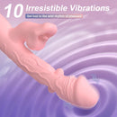 3 in 1 Rose Muncher Rabbit G Spot Vibrator with 6 Wiggling 7 Licking & 10 Vibrating Modes - My Store