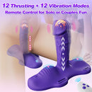 Strap On Riding Vibrator Thrusting G Spot Dildo - Lustory