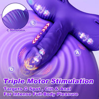 Strap On Riding Vibrator Thrusting G Spot Dildo - Lustory