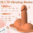 Ride-on Vibrating Clit Anal G Spot Stimulation Dildo Sex Machine - My Store
