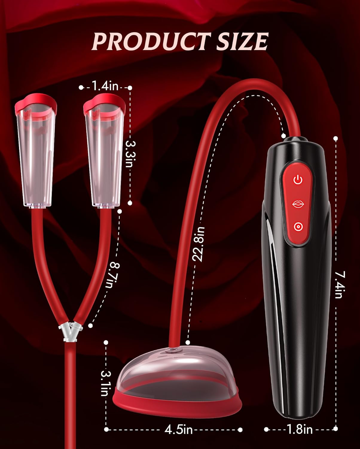 BDSM Nipple Clit Sucking Vacuum Sex Pump - Lustory