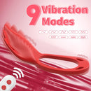 Wearable Panty Vibrator Vibrating Penis Ring Clitoral Stimulator with 9 Vibration Modes - My Store