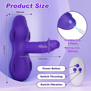 Strap On Riding Vibrator Thrusting G Spot Dildo - Lustory