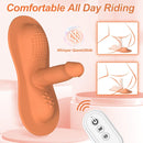 Ride-on Vibrating Clit Anal G Spot Stimulation Dildo Sex Machine - My Store