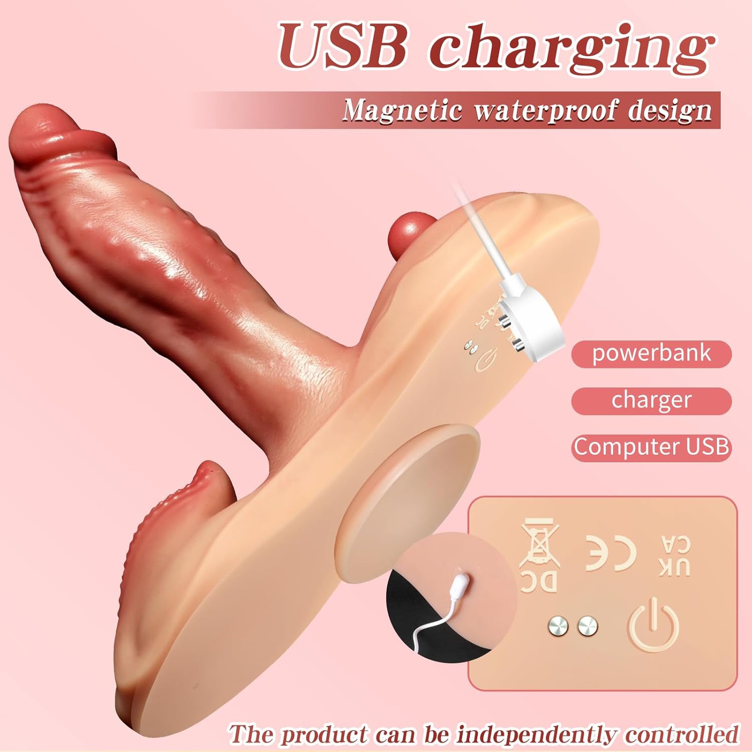 Sit and Ride Thrusting G Spot Clit Dildo - Lustory