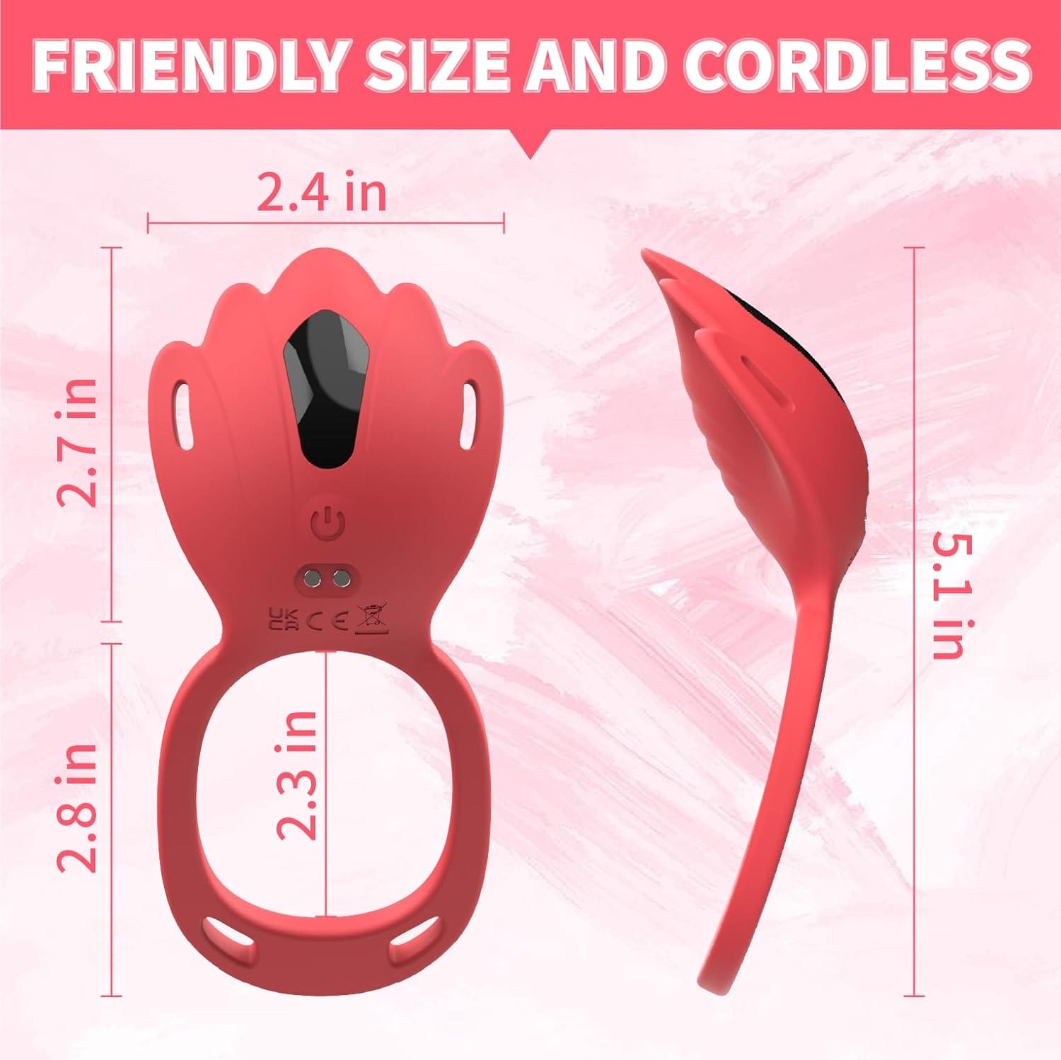 Wearable Panty Vibrator Vibrating Penis Ring Clitoral Stimulator with 9 Vibration Modes - My Store