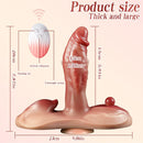Sit and Ride Thrusting G Spot Clit Dildo - Lustory