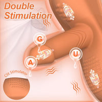 Ride-on Vibrating Clit Anal G Spot Stimulation Dildo Sex Machine - My Store