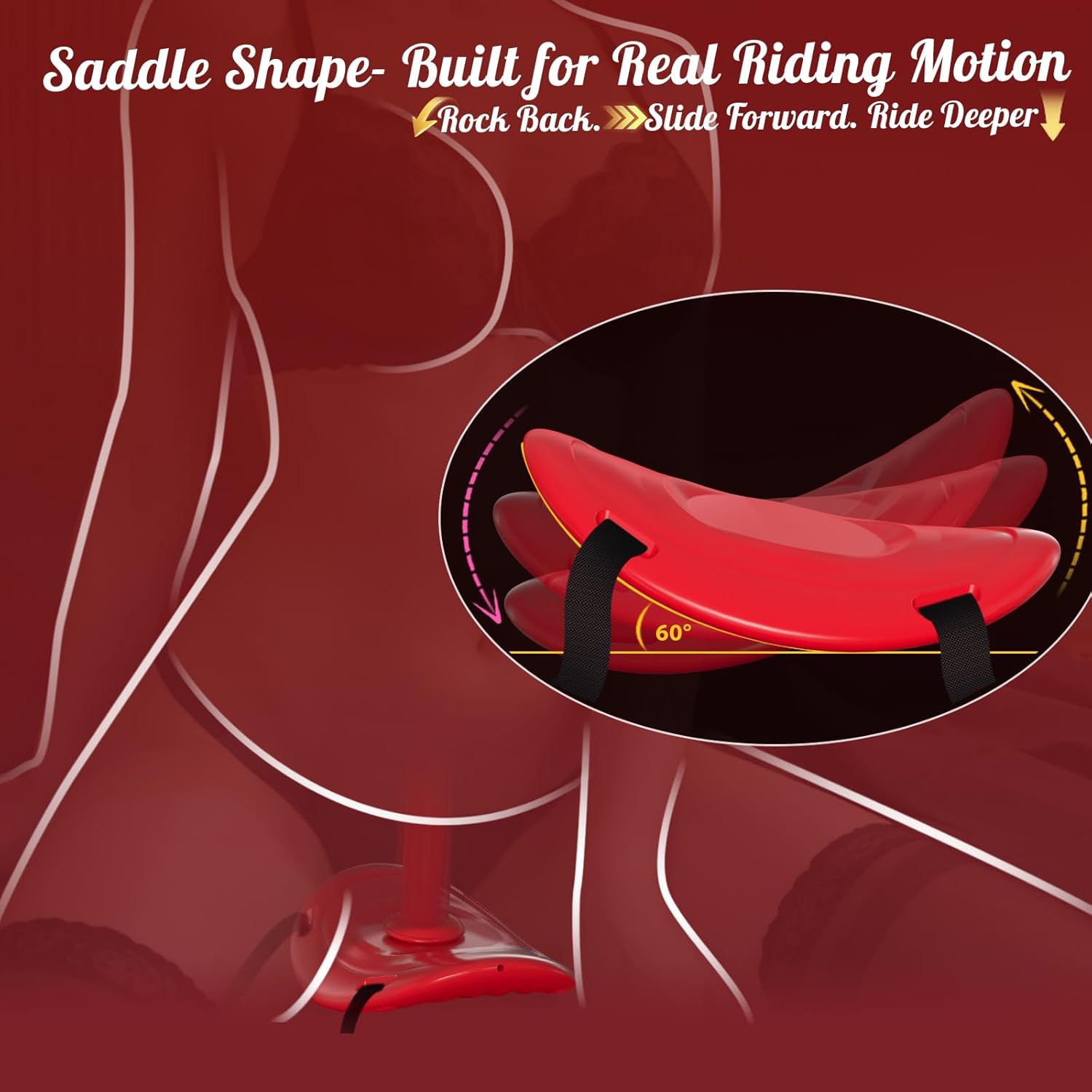 Strap On Dildo & Sex Saddle Machine Holder - Lustory