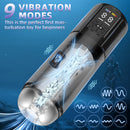 2 in 1 Waterproof Auto Suction Vibration Male Masturbator - My Store