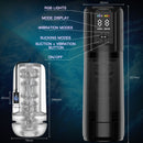2 in 1 Waterproof Auto Suction Vibration Male Masturbator - My Store