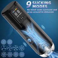 2 in 1 Waterproof Auto Suction Vibration Male Masturbator - My Store