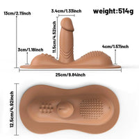 Ride-on Vibrating Clit Anal G Spot Stimulation Dildo Sex Machine - My Store