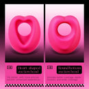 Lockink Pink Love-shaped Wearable Clitoral Suction Vibrator With Remote Control - My Store