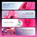 Lockink Pink Love-shaped Wearable Clitoral Suction Vibrator With Remote Control - My Store