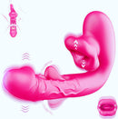 Rose Muncher 3-in-1 G Spot Vibrator Dildo with 10 Flapping & Vibrating & Licking Biting Modes - My Store